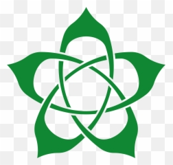 Filefloral Fivefold Knot Green Geometrysvg - Wikimedia Emoji,Pentagram Emoji 128