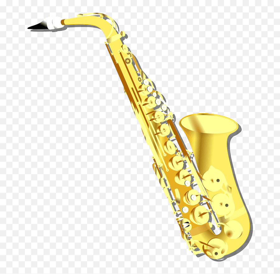 Saxophone Clipart Transparent Background - Clipart World Emoji,Saxophone Emoji