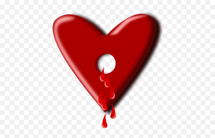 7132 Red Valentine Heart Clipart Public Domain Vectors Emoji,Hollow Heart Emoji