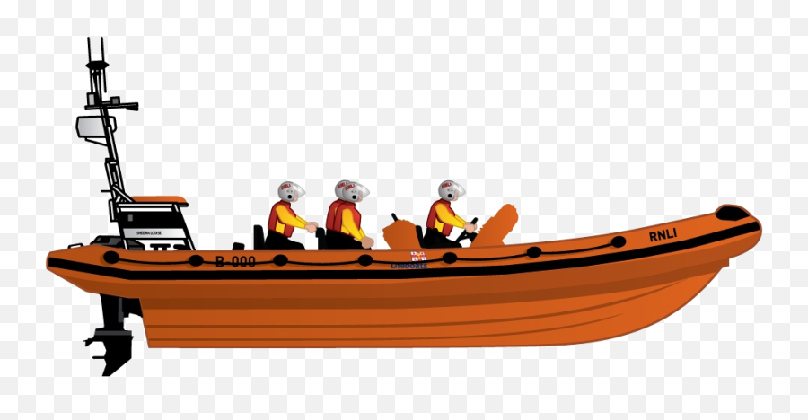 Rnli Lifeboat Types Clipart - Full Size Clipart 5744307 Emoji,Boat Keyboard Emoji