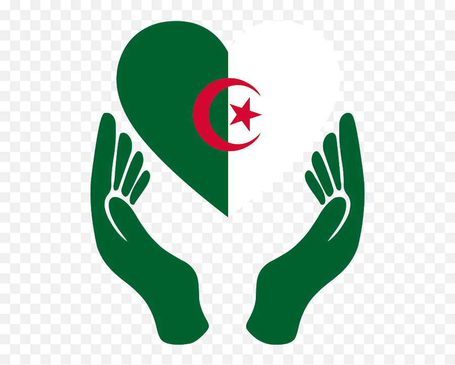 Download Algeria Flag Love Svg Eps Png Psd Ai Vector Emoji,Algeria Flag Emoji