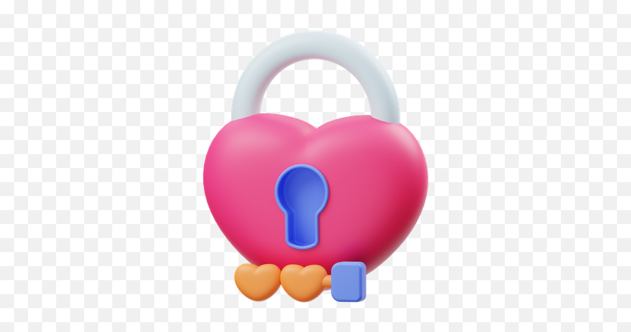 Heart Lock 3d Illustrations Designs Images Vectors Hd Emoji,Paslock Emoji