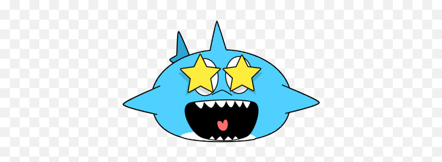 Animated Shark Stickers By Cooper Epps - Happy Emoji,Amoeba Emoji
