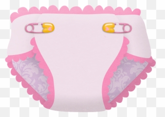 Girl Diaper Clip Art Related Keywords - Pink Baby Diaper Clipart Emoji,Diaper Emoji