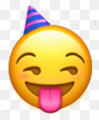 Party Emoji Cute Partytime Omg Sticker By - Emoji,Bored Emoji