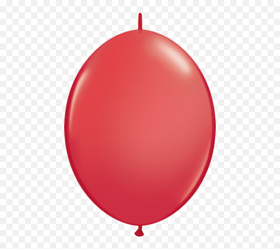 Lot De 50 Ballons Double Attache En Latex Rouge - Quick Link Balloons Emoji,Latex Emoticons