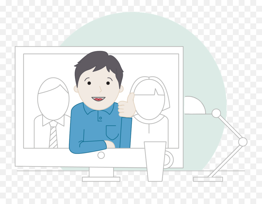 Guy Thumbs Up Png - Thumb Clipart Guy Thumbs Cartoon Worker Emoji,Smart Guy Emoji