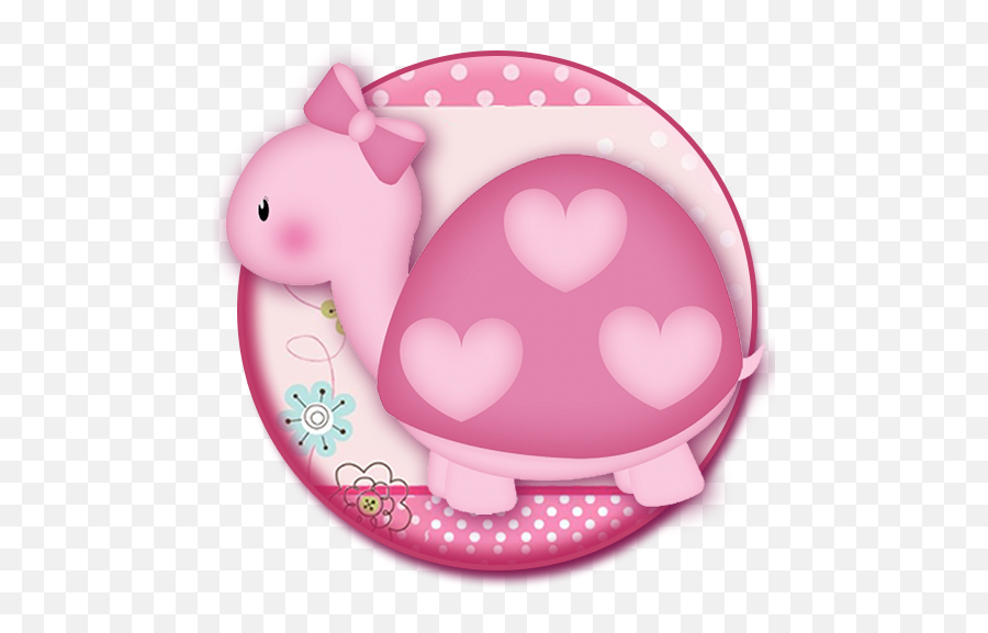 Amazoncom Pretty Pink Tortoise Theme Appstore For Android - Girly Emoji,Google Turtle Emoji
