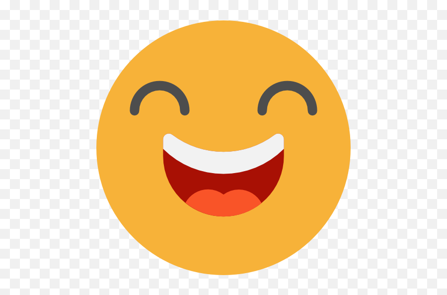 Emoticons Emoji Feelings Smileys Happy Laughing Icon - Feeling Happy Emoji Happy,Embarrassed Emoji