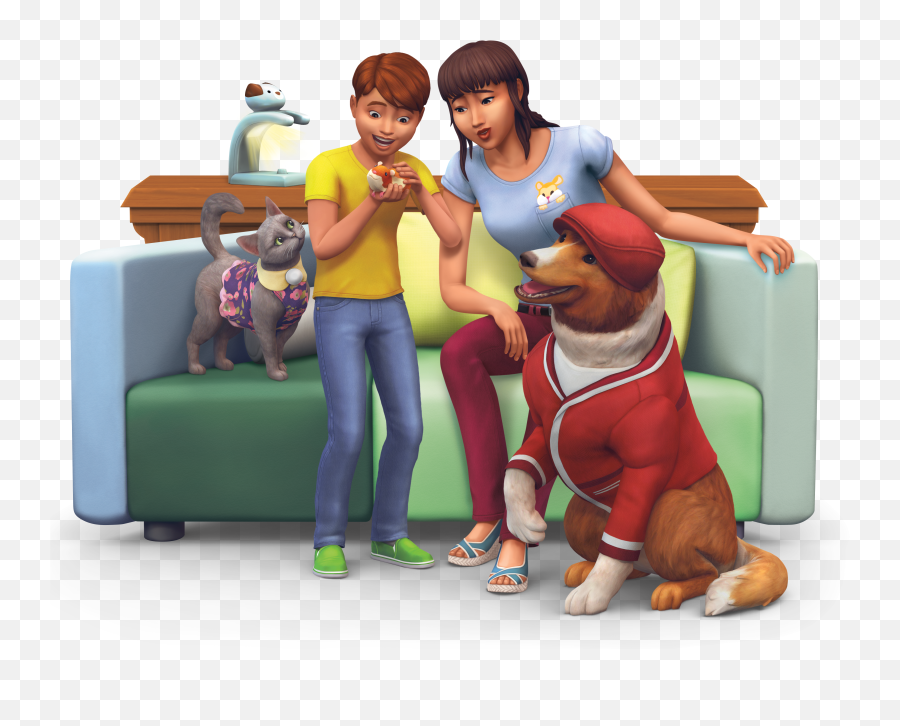 The Sims 4 My First Pet Stuff Official Logo Box Art And - Sims 4 Pet Stuff Emoji,Cat Emotions Sims 4