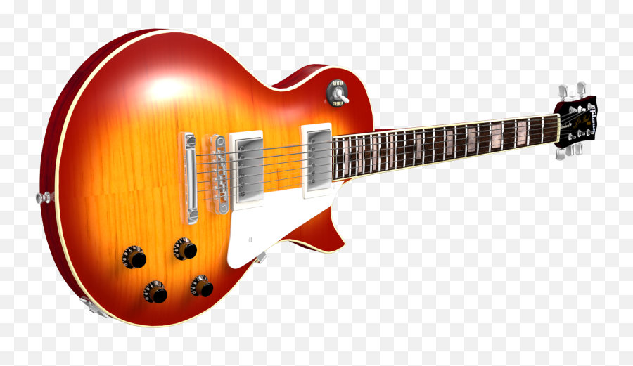 Download Electric Instruments Guitar - Guitarra Gibson Les Paul Png Emoji,Emoticon Guitar Player