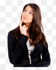 Thinking Woman Png Transparent Images Png All - Woman Thinking Png Emoji,Woman Thinking Emotions;