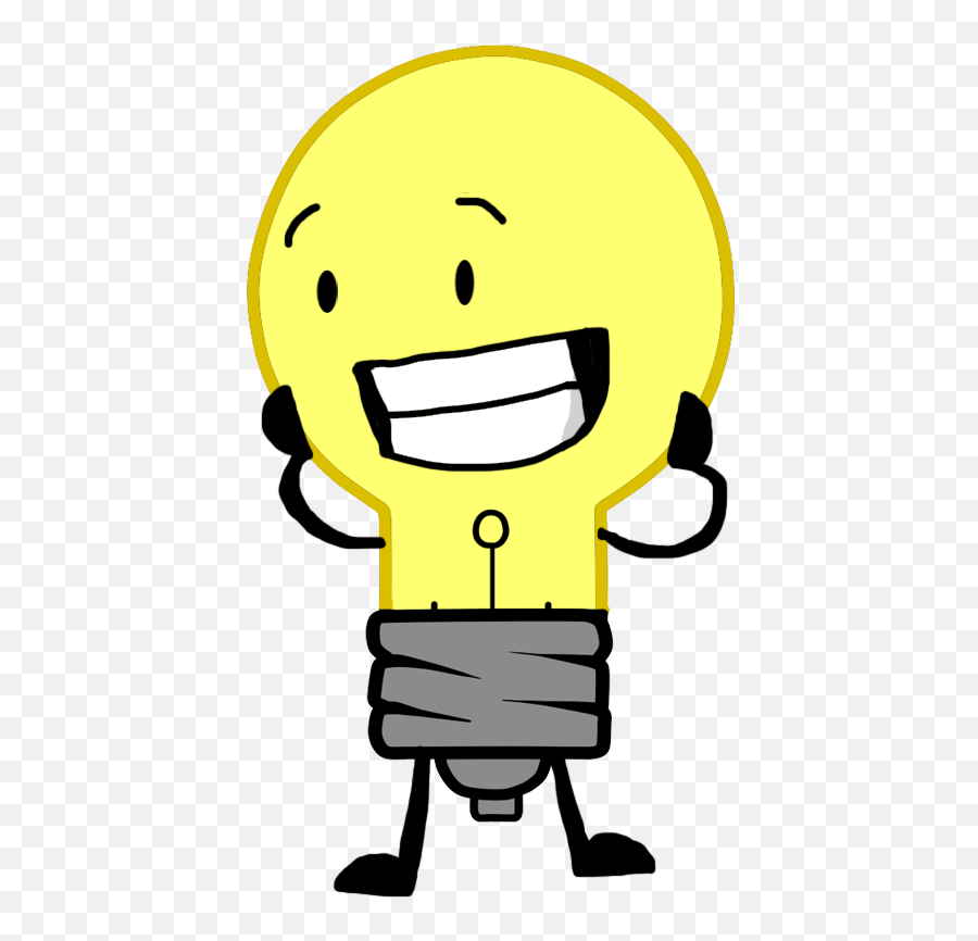 Lightbulb Clipart Personality Lightbulb Personality - Lightbulb Inanimate Insanity Characters Emoji,Emojis Lightbulb