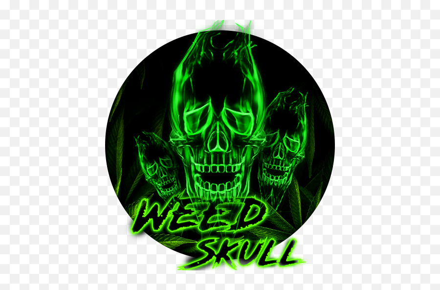 About 3d Weed Skull Theme Google Play Version 3d Weed - Creepy Emoji,Weed Emoji Android