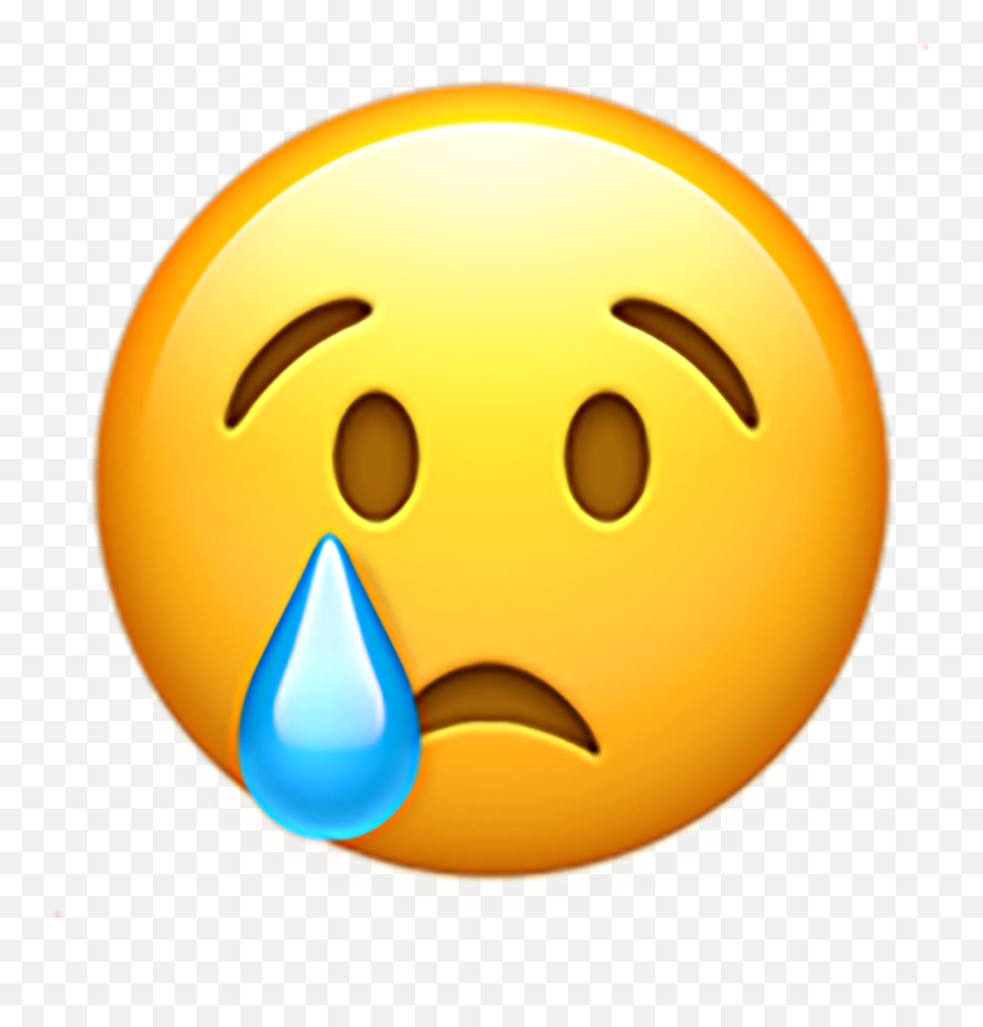 Crying Face Emoji Copy Paste - Cry Sad Emoji Dp,Emoticon With Horns