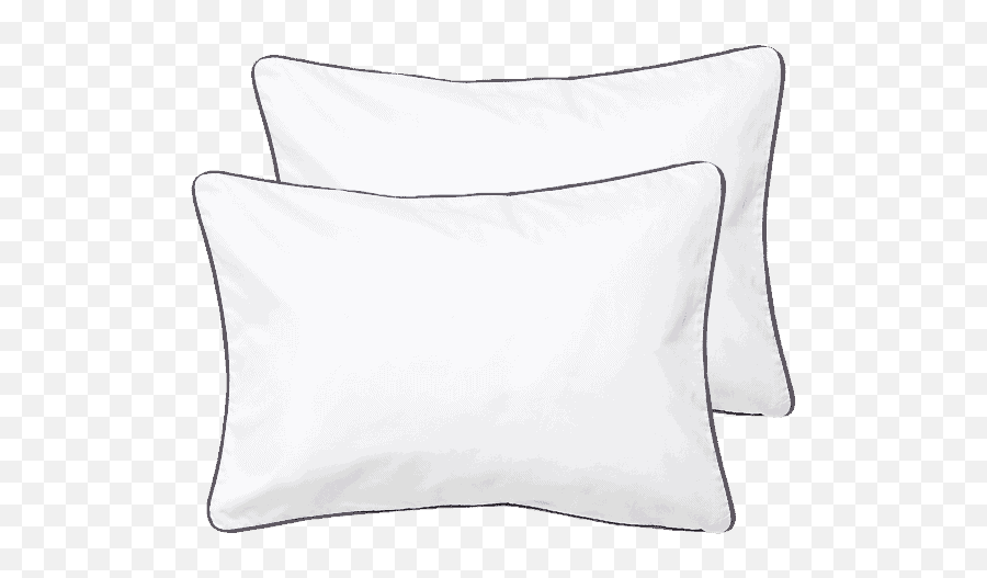 Embroidered Pillow Case Set - Solid Emoji,Customize Emoji Pillow
