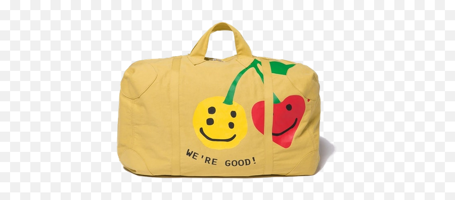 Cactus Plant Flea Market X Human Made Weu0027re Good Officer Bag Yellow - Cactus Plant Flea Market Box Emoji,Hari Kari Emoticon