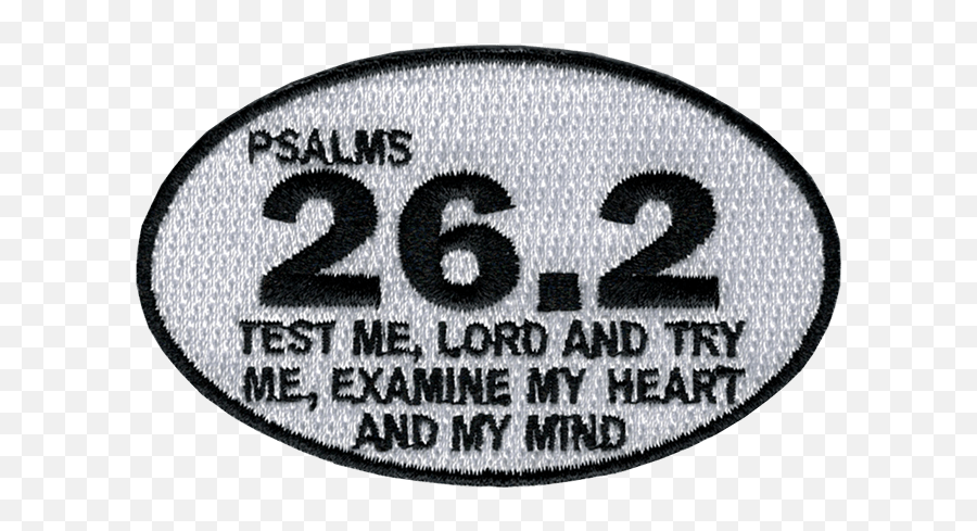 Psalms 262 Marathon Iron - On Patch Dot Emoji,Times New Roman Flag Emojis