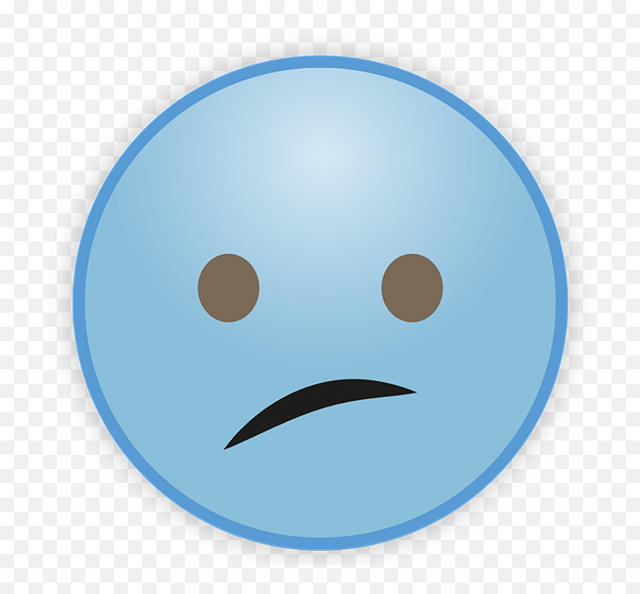 Sad Sky Blue Emoji Png Transparent - Happy,Mad Red Tag Emoji