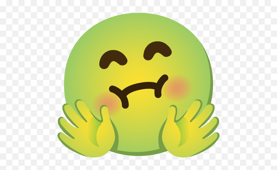 Emoji Mashup Bot On Twitter Nauseated Hugging U003du2026 - Happy,Nauseated Emoji