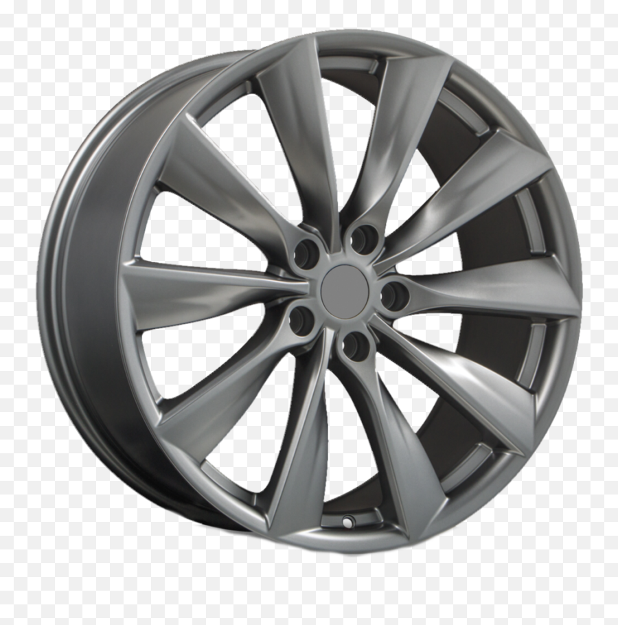 Tesla Wheels Turbine Wheel Replica Replacement 5x120 - Grey Replika 241 Emoji,Tesla Model X Emoticon