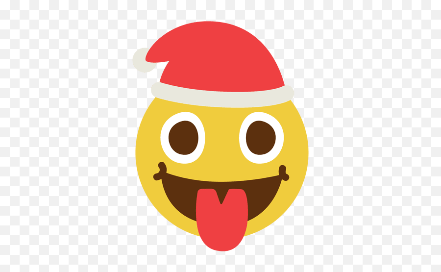 Santa Claus Christmas Smiley Yellow - Happy Emoji,Merry Christmas Emoticon