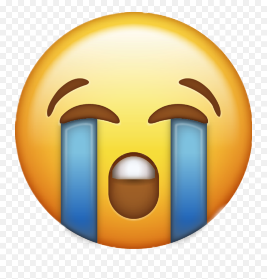Cryemoji Crybaby Emoji Sticker - Transparent Background Cries Emoji,Emoticon Of Cry Baby
