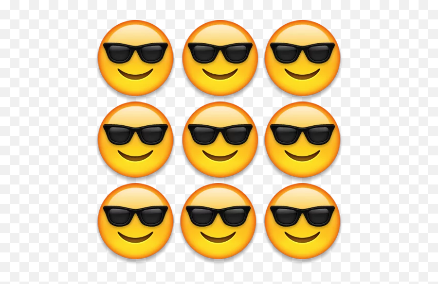 Sticker Maker - Emoji Grid Happy,Android Sunglasses Emoticon