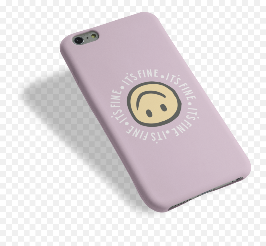 Itu0027s Fine Pink Phone Case Clickfortaz Merch Emoji,Emojis Across Ohones