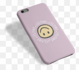 Itu0027s Fine Pink Phone Case Clickfortaz Merch Emoji,Emojis Across Ohones