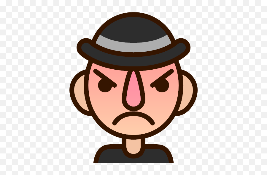 Displeased Emoji Emoticon Fury Man,Male Emoji