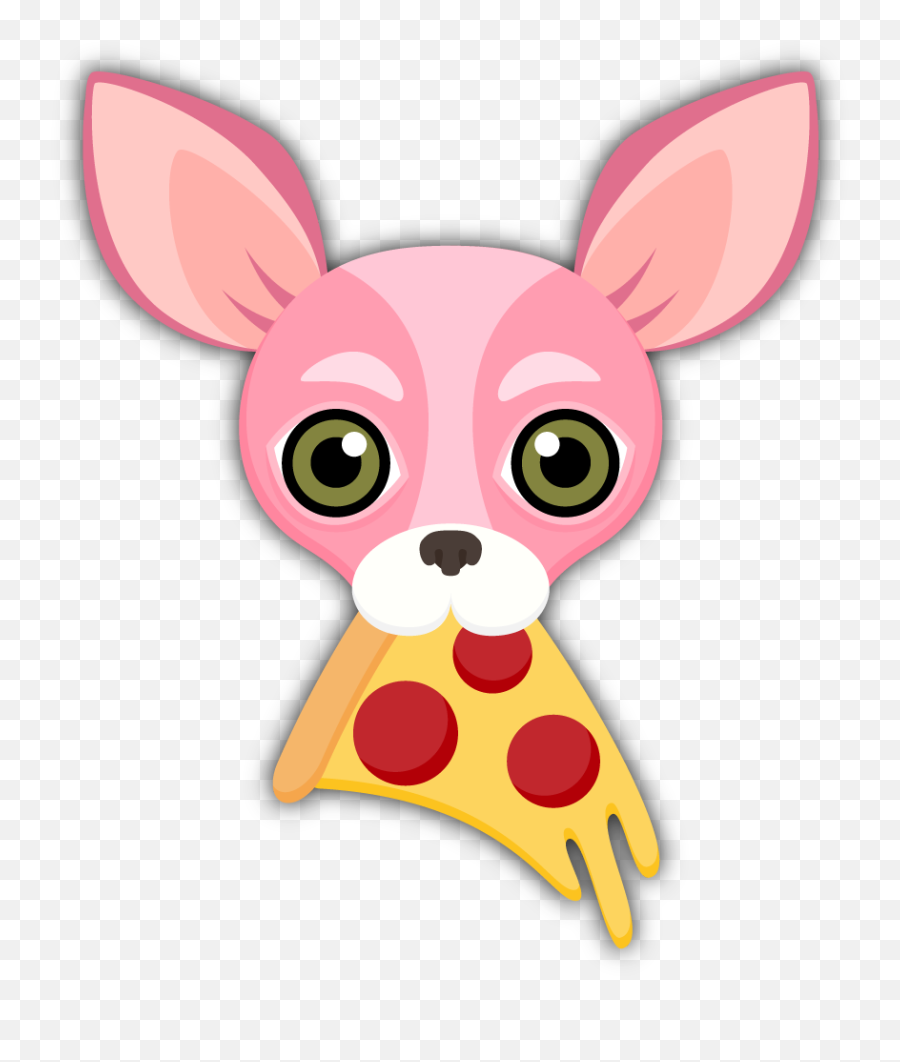 Pink Valentines Emoji Stickers Chihuahua - Chihuahua,Italian Emoji