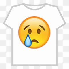 Transparent Crying Emoji - Roblox Dirty T Shirt,Imagination Emoticon