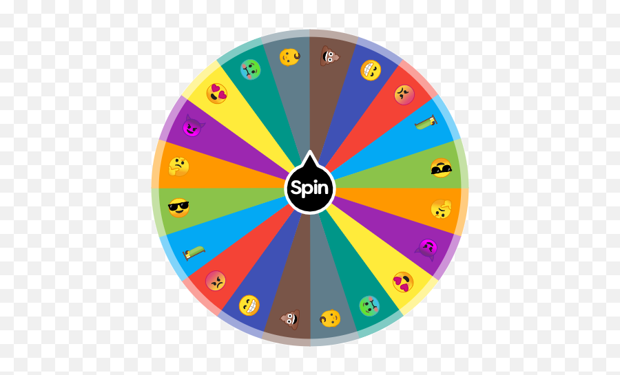 Feelings - Spin The Wheel Punishment Emoji,The Wheel Of Emotions