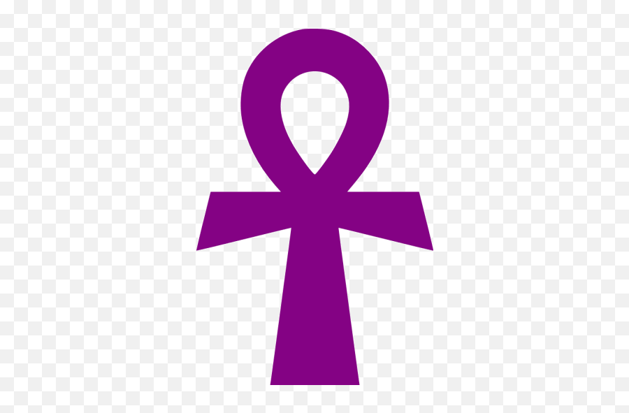 Purple Ankh Icon - Free Purple Civilization Icons Emoji,Anubis Symbol Emoticon