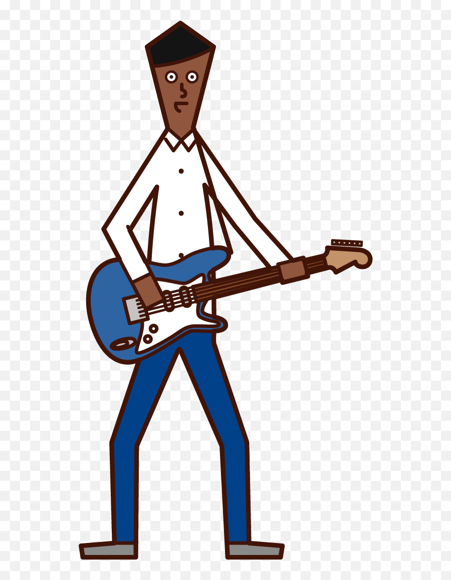 Illustration Of A Man Playing An Electric Guitar Emoji,Emoji Gitaur
