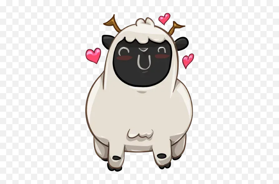 Sheep Sticker Pack - Stickers Cloud Emoji,Transparent Sheep Emoji