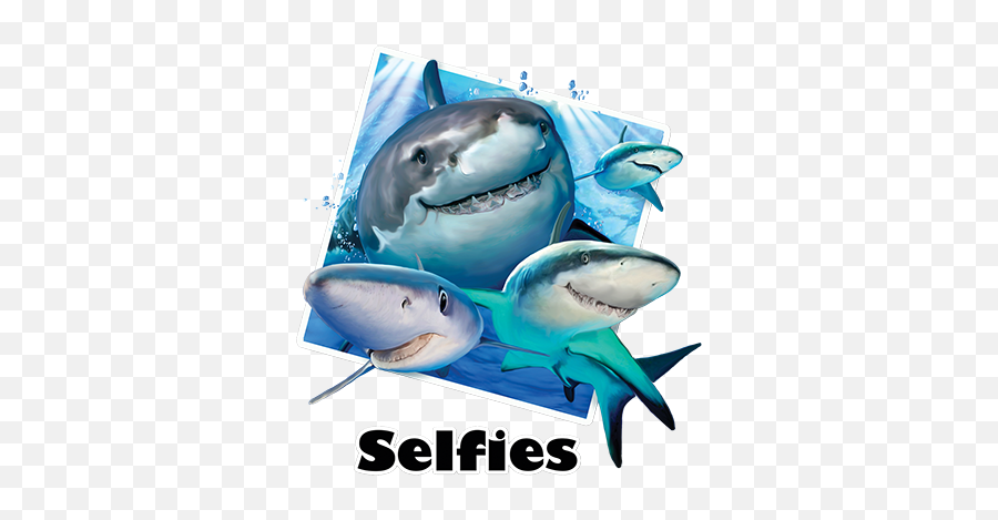 Sharks Selfie Emoji,Transfer Emoji