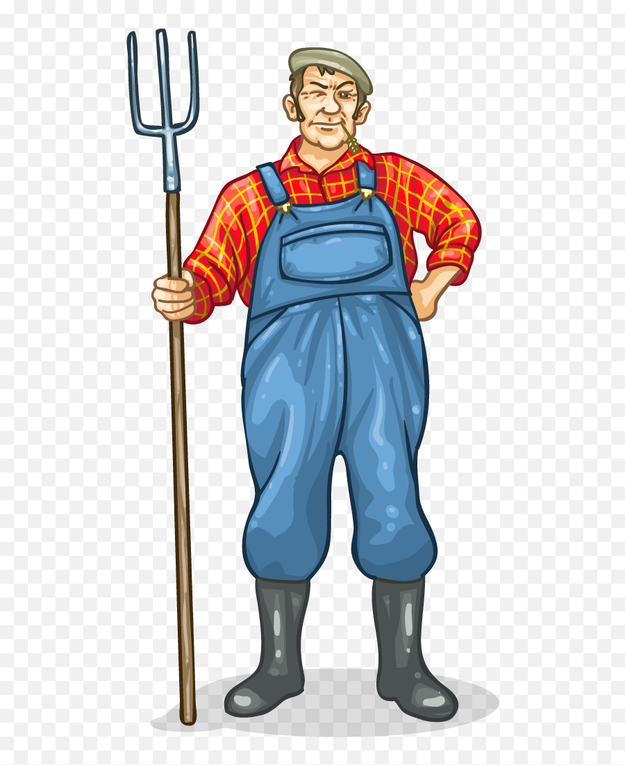 Farmer - Old Farmer Png Clipart Full Size Clipart 381577 Emoji,Black Farmer Emoji