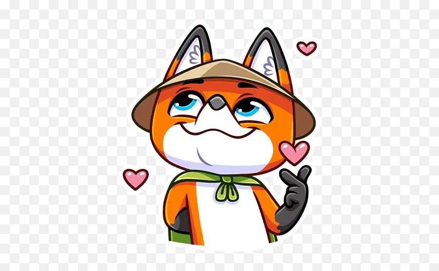 Samurai Fox Sticker Pack - Stickers Cloud Emoji,Samurai Emoji