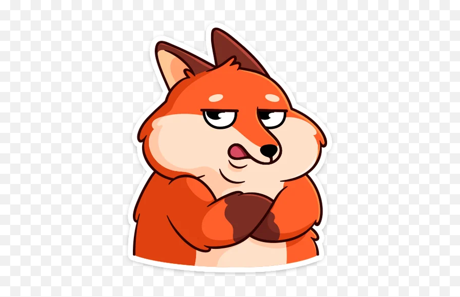 Telegram Sticker From Pack Emoji,Foxface Emoji