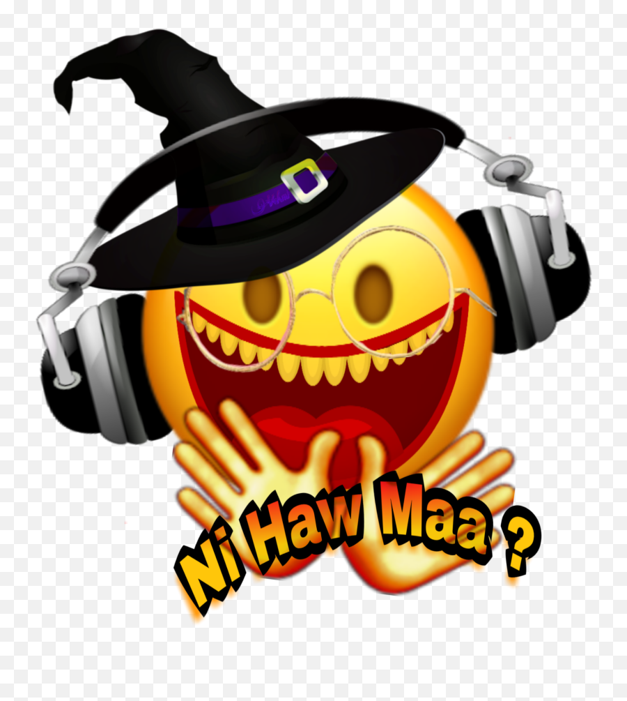 Smiley Vehmi Nihaw Emoji Sticker - Avatary Klanowe,Witch Hat Emoji