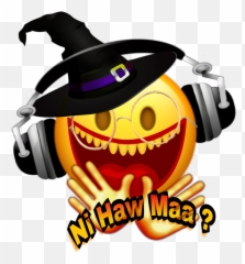 Smiley Vehmi Nihaw Emoji Sticker - Avatary Klanowe,Witch Hat Emoji