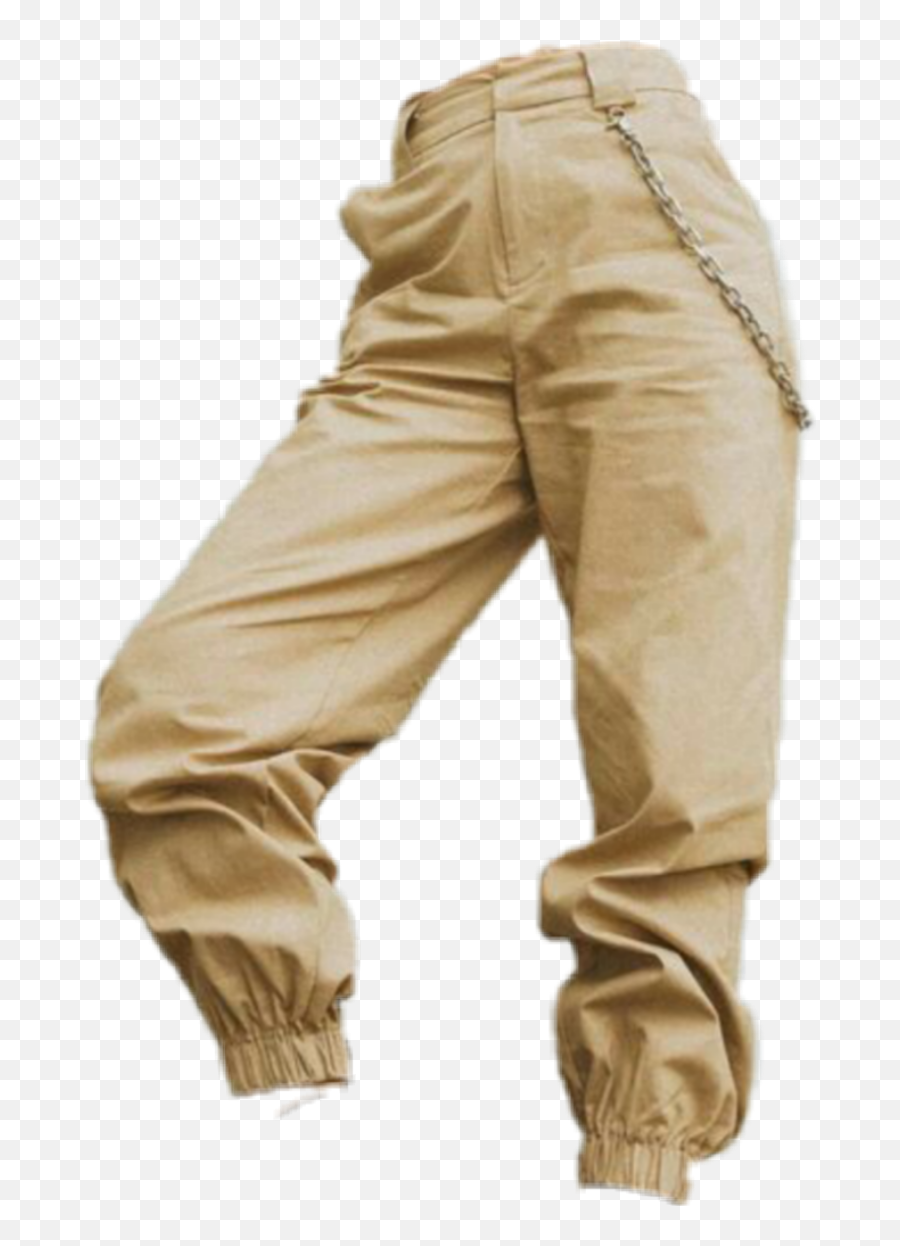 Tan Khaki Pants Chain Sticker Freetouse Sticker By Jace - Cargo Pants Emoji,Pants Emoji Meme