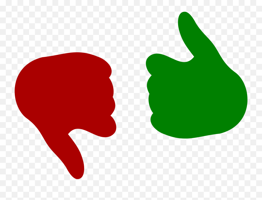 Thumbs Up Down Big Image Clipart - Full Size Clipart Thumbs Up Down Png Emoji,Thumb Up Emoji