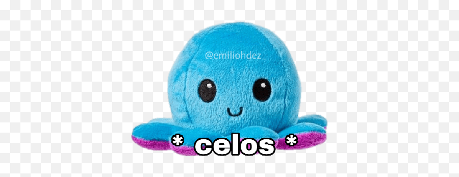 Pulpos Reversibles - Purple Reversible Octopus Toy Emoji,Octopus Emoji Plush