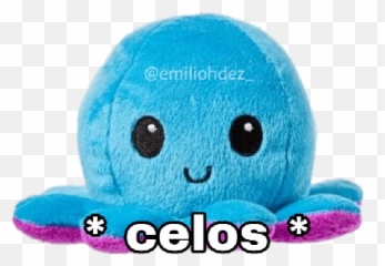 Pulpos Reversibles - Purple Reversible Octopus Toy Emoji,Octopus Emoji Plush