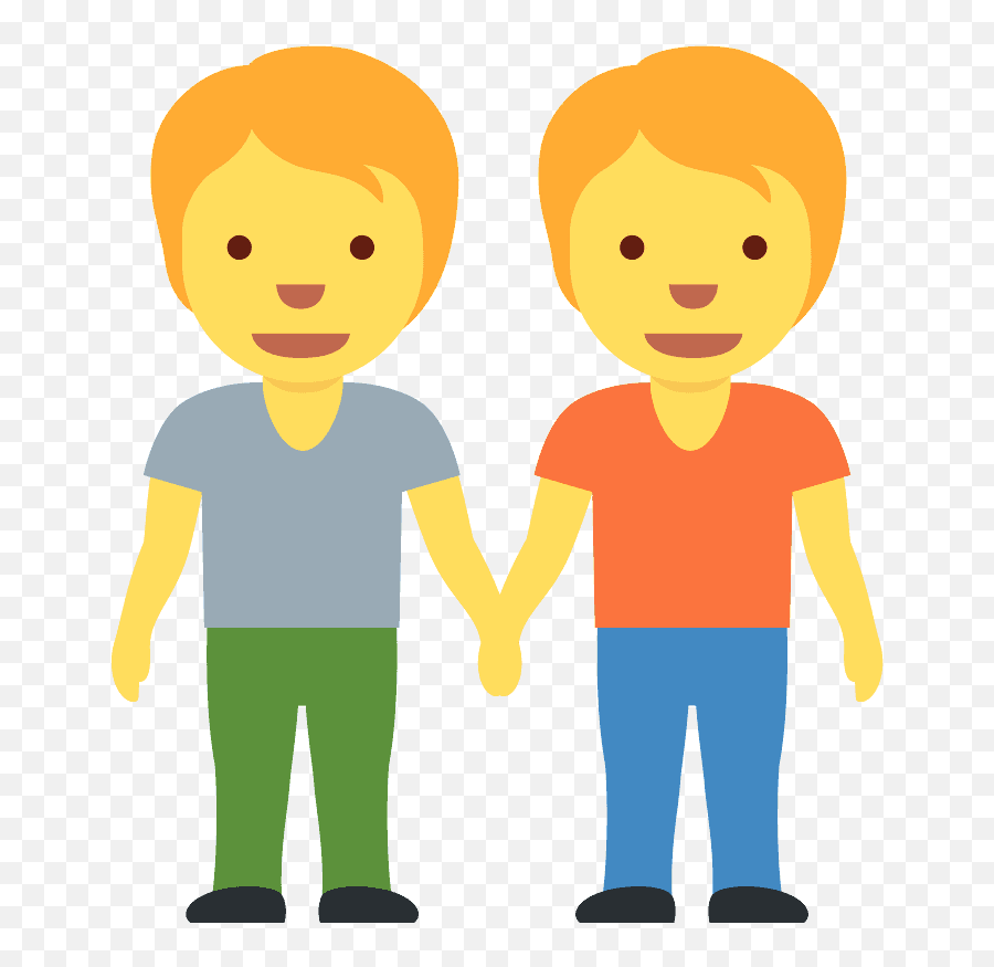 People Holding Hands Emoji - Dos Personas Dibujo Animado,Holding Hands Emoji