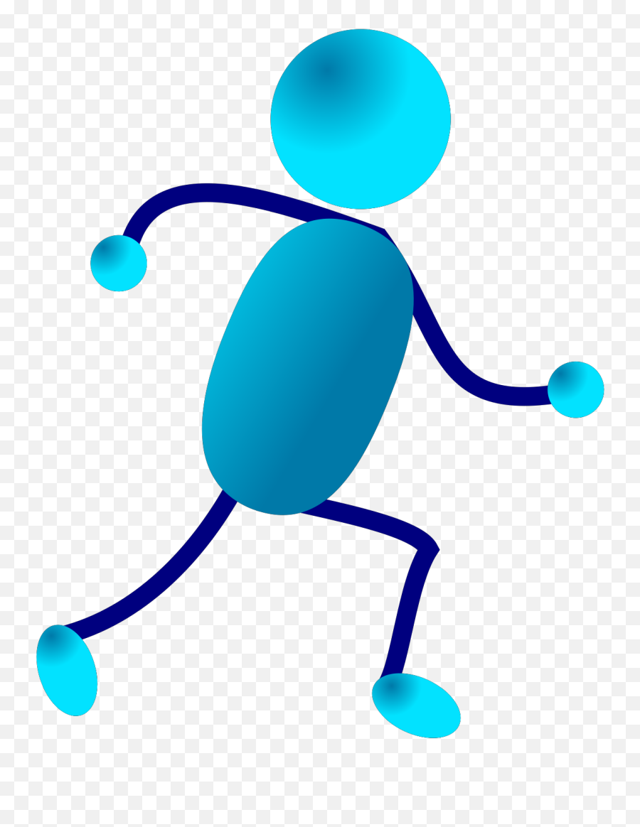 Man Clip Art - Stick Man Running Png Download Full Size Running Stick People Emoji,Iphone Emoji Stick Figures