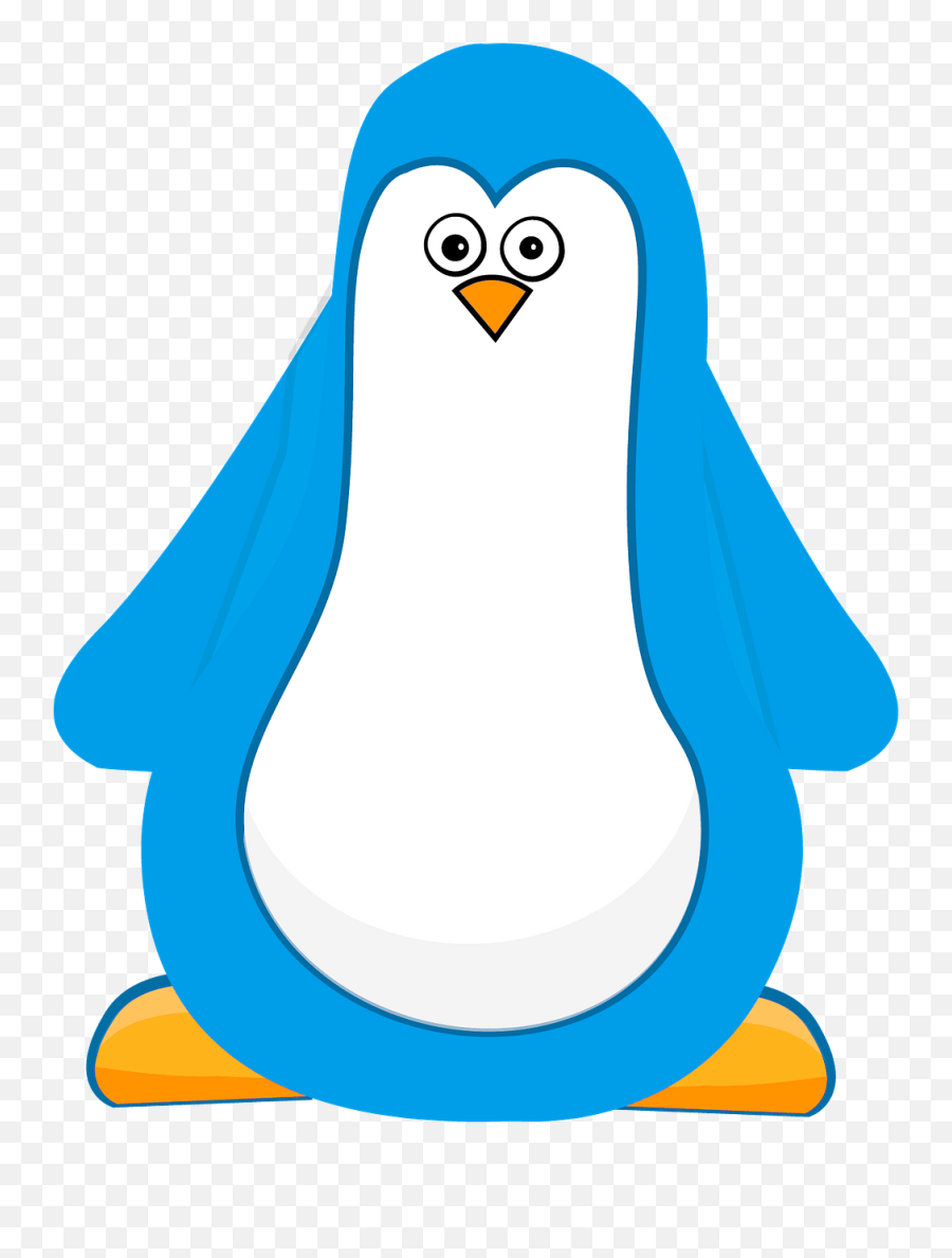 Blue Cartoon Penguin Clipart - Penguin Cartoon Images Blue Emoji,Penguin Shirt Emoji